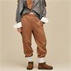 UGG WOMENS NUBUCK FUR LINED ANKLE BOOT - DARK CHESTNUT